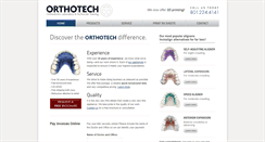 Desktop Screenshot of orthotech.net