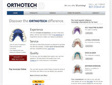 Tablet Screenshot of orthotech.net